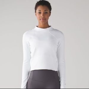 Lululemon Hill And Valley Mock Neck Long Sleeve Top
